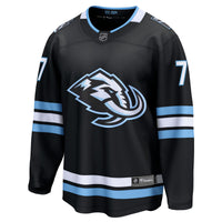 Utah Mammoth JJ Peterka Fanatics Black Home Breakaway Jersey
