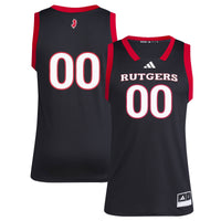 adidas #1 Black Rutgers Scarlet Knights Replica Swingman Jersey