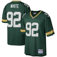 Green Bay Packers Reggie White Mitchell & Ness Green Big & Tall 1996 Retired Player Replica Jersey