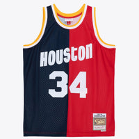 Houston Rockets Mitchell & Ness Hakeem Olajuwon 1993 Split Swingman Jersey