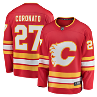 Calgary Flames Matt Coronato Fanatics Red Home Breakaway Jersey
