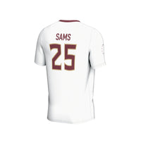 Emily Sams Florida State Seminoles GameDay Greats Soccer Fashion Jersey - White