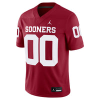 Oklahoma Sooners Jordan Brand Custom Football Game Jersey - Crimson