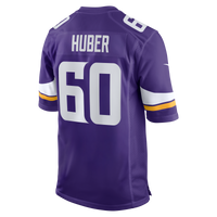 Minnesota Vikings Joe Huber Nike Purple Team Game Jersey
