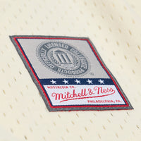 North Carolina Tar Heels Mitchell & Ness Mesh Button-Up Batting Practice Baseball Jersey - Cream