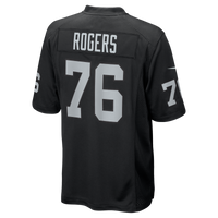 Las Vegas Raiders Caleb Rogers Nike Black Team Game Jersey