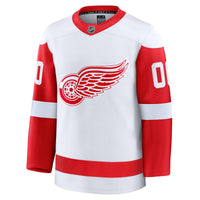 Detroit Red Wings Fanatics White Away Premium Custom Jersey