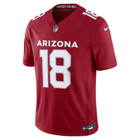 Arizona Cardinals Marvin Harrison Jr. Nike Cardinal Team Vapor F.U.S.E. Stitched Limited Jersey