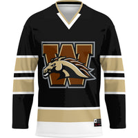 Western Michigan Broncos GameDay Greats Hockey Jersey - Black
