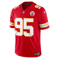 Kansas City Chiefs Chris Jones Nike Red Team Vapor F.U.S.E. Stitched Limited Jersey