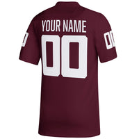 Texas A&M Aggies adidas Custom Replica Football Jersey - Maroon