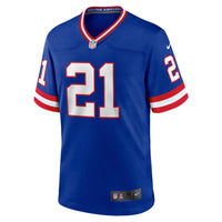 New York Giants Tiki Barber Nike Royal Retired Player Alternate Game Jersey