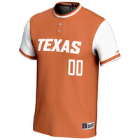Texas Longhorns GameDay Greats NIL Pick-A-Player Lightweight Softball Jersey - Burnt Orange