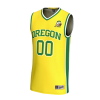 Oregon Ducks GameDay Greats Lightweight Collegiate Basketball NIL Pick-A-Player Fashion Jersey - Yellow