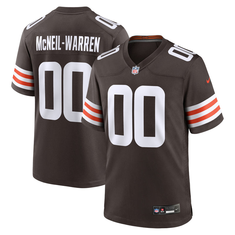 Cleveland Browns Emmanuel McNeil-Warren Nike Brown Game Jersey