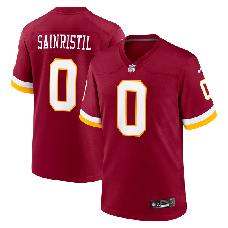Washington Commanders Mike Sainristil Nike Burgundy Game Jersey