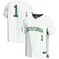 #1 South Florida Bulls GameDay Greats Lightweight Baseball Fashion Jersey - White