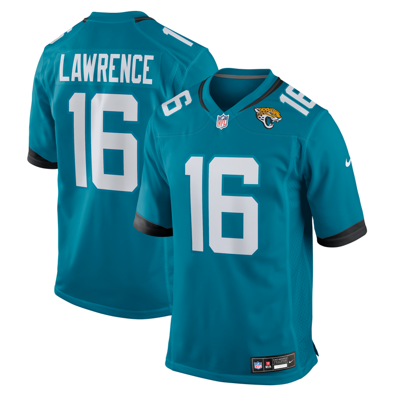 Jacksonville Jaguars Trevor Lawrence Nike Teal Game Jersey