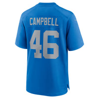 Detroit Lions Jack Campbell Nike Blue Alternate Game Jersey