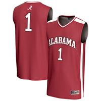 #1 Alabama Crimson Tide GameDay Greats Lightweight Basketball Fashion Jersey - Crimson
