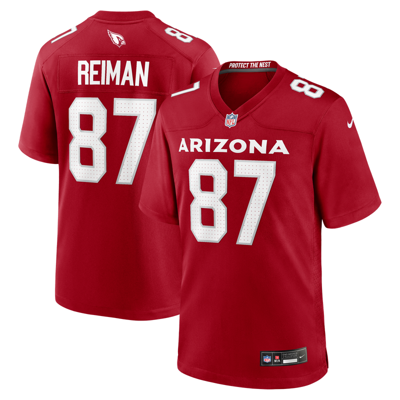 Arizona Cardinals Tip Reiman Nike Cardinal Team Game Jersey