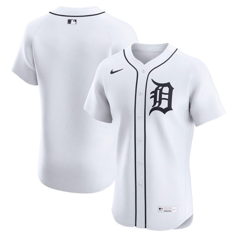 Detroit Tigers Nike White Home Elite Jersey