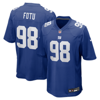 New York Giants Leki Fotu Nike Royal Team Game Jersey