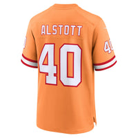 Tampa Bay Buccaneers Mike Alstott Nike Orange Throwback Game Jersey
