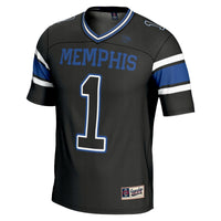 GameDay Greats #1 Black Memphis Tigers Endzone Football Jersey