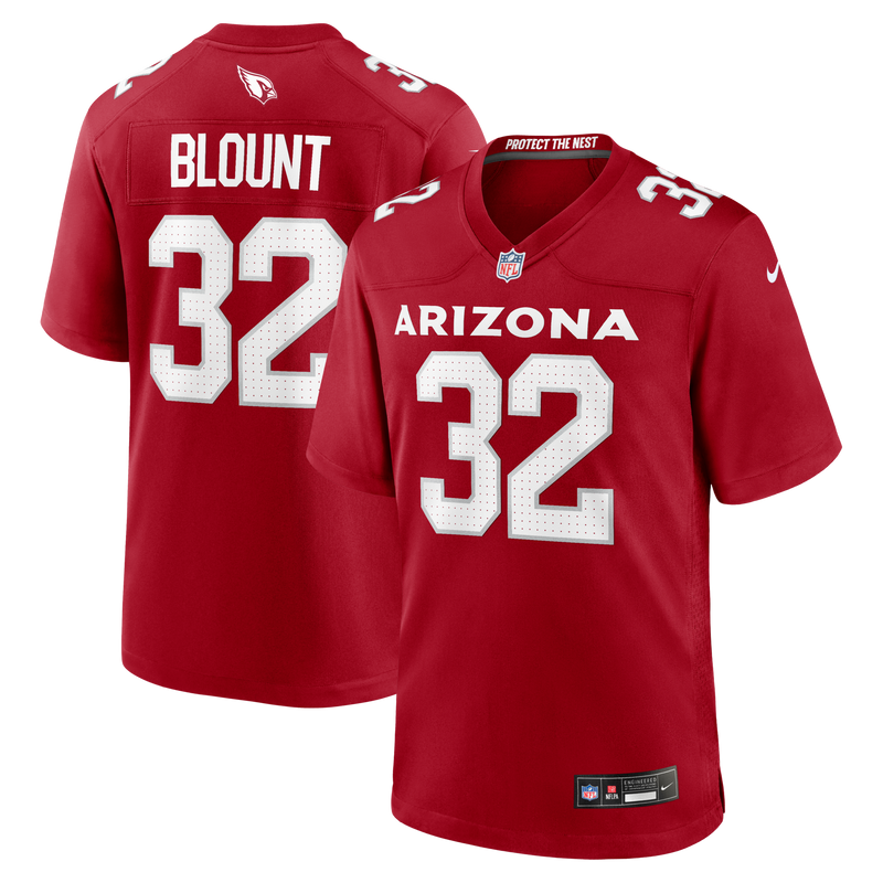 Arizona Cardinals Joey Blount Nike Cardinal Game Jersey