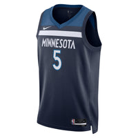Minnesota Timberwolves Nike Icon Edition Swingman Jersey - Navy - Anthony Edwards