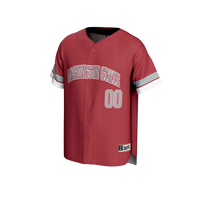 Washington State Cougars GameDay Greats NIL Pick-A-Player Lightweight Baseball Jersey - Crimson