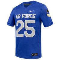 #25 Air Force Falcons Nike Game Football Jersey - Royal