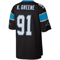 Carolina Panthers Kevin Greene Mitchell & Ness Black Legacy Replica Jersey