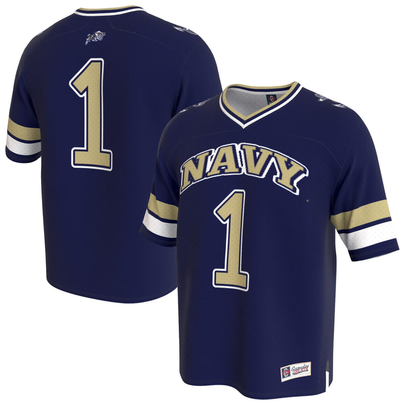 Navy Midshipmen GameDay Greats Lightweight Collegiate Football Fashion Jersey - Navy