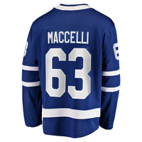 Toronto Maple Leafs Matias Maccelli Fanatics Blue Home Breakaway Jersey