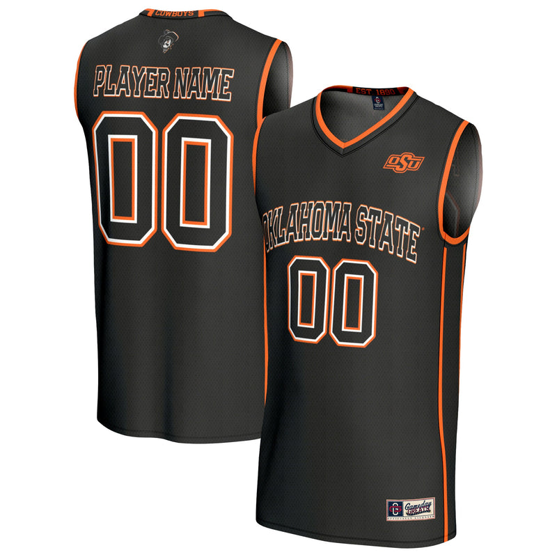 Oklahoma State Cowboys GameDay Greats Lightweight Collegiate Basketball NIL Pick-A-Player Fashion Jersey - Black