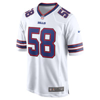 Buffalo Bills Matt Milano Nike White Away Game Player Jersey