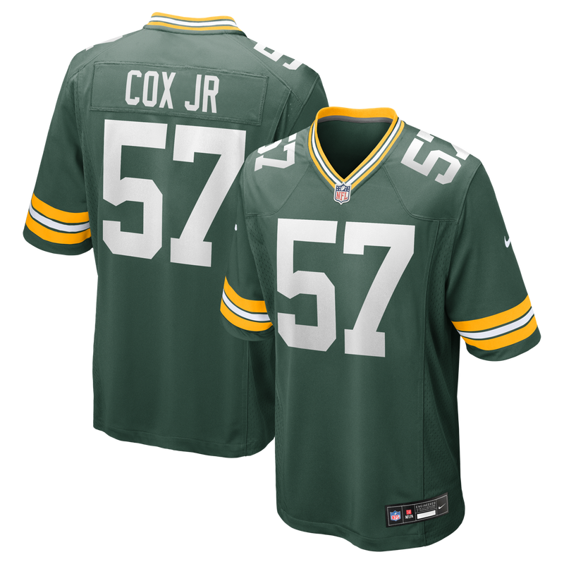 Green Bay Packers Brenton Cox Jr. Nike Green Game Jersey