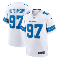 Detroit Lions Aidan Hutchinson Nike White Game Jersey