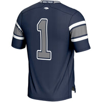 #1 Nevada Wolf Pack GameDay Greats Endzone Football Jersey - Navy
