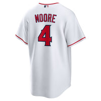 Los Angeles Angels Christian Moore Nike White Home Replica Jersey