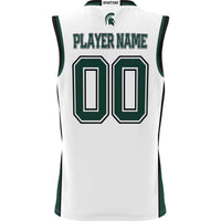 Michigan State Spartans GameDay Greats NIL Pick-A-Player Basketball Jersey - White