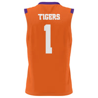 #1 Clemson Tigers GameDay Greats Lightweight Basketball Jersey - Orange