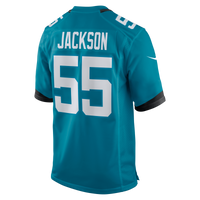 Jacksonville Jaguars Dequan Jackson Nike Teal Game Jersey