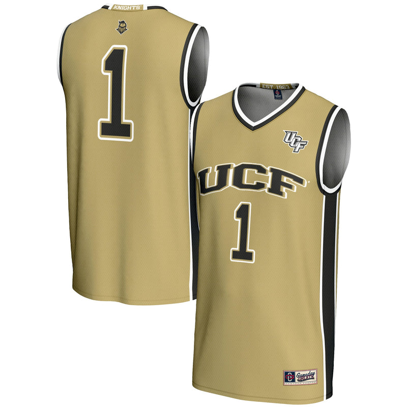 #1 UCF Knights GameDay Greats Lightweight Basketball Jersey - Gold