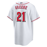 Cincinnati Reds Hunter Greene Nike White Home Replica Jersey