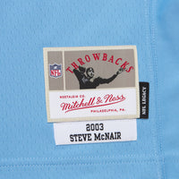 Tennessee Titans Steve McNair Mitchell & Ness Light Blue 2003 Legacy Replica Jersey