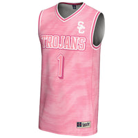 #1 USC Trojans GameDay Greats Lightweight Basketball Fashion Jersey - Pink