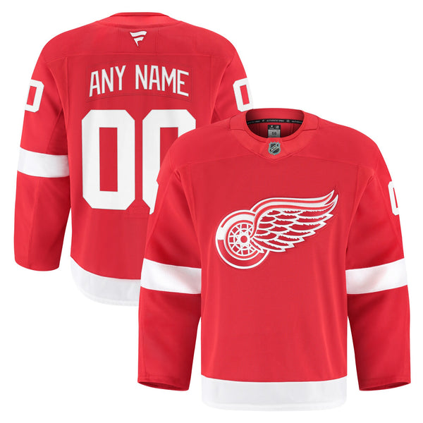 Detroit Red Wings Fanatics Red Home Authentic Pro Custom Jersey